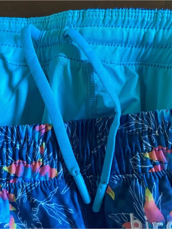 Birddogs Men’s Blue & Pink Floral Lined Gym Shorts 7” Athletic Pockets Sz LARGE - Picture 8 of 16